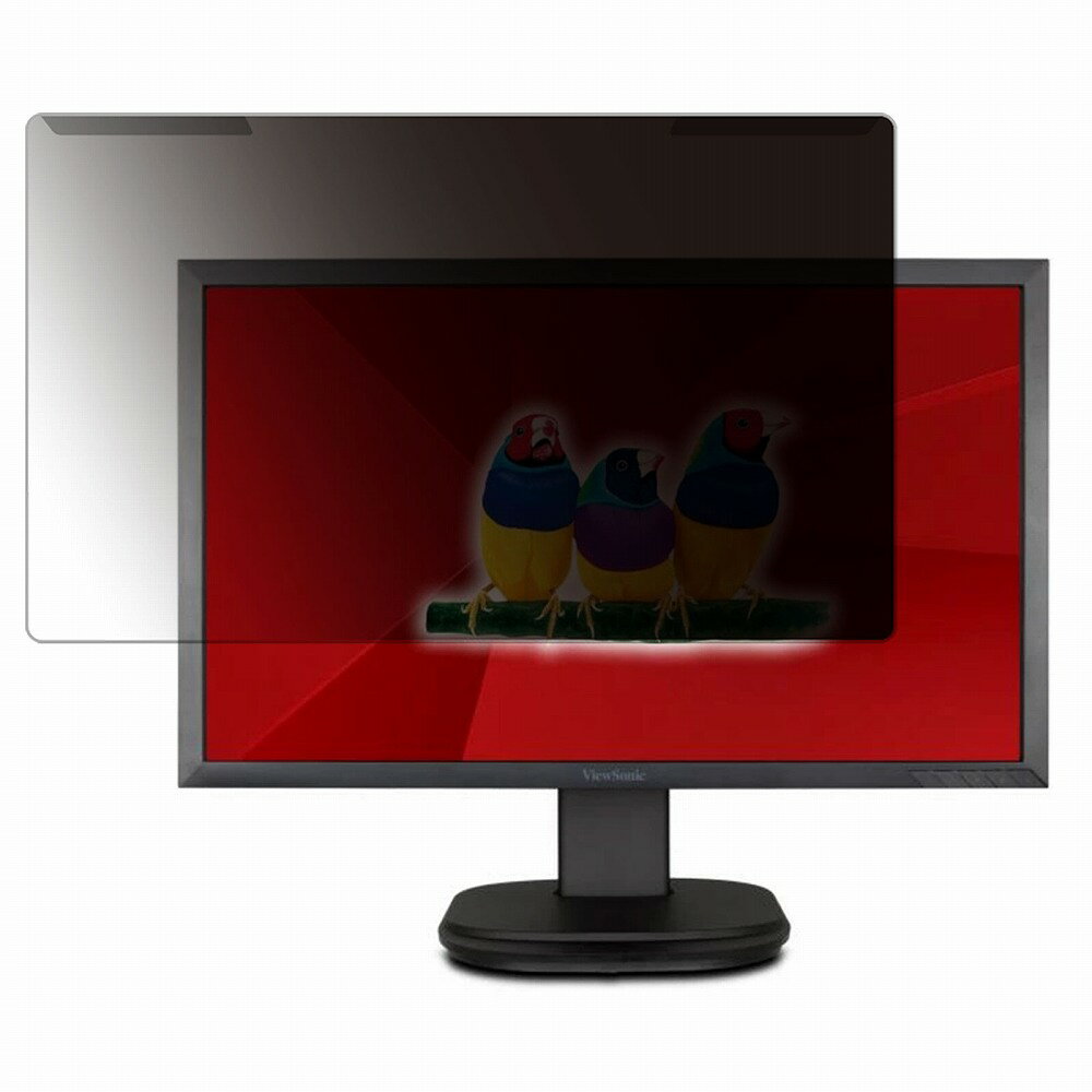 【ポイント2倍】 【取り外し簡単】 ViewSonic VG2439SMH 23.6インチ 16:9 向けの 覗き見防止 プライバシー フィルター 【光沢仕様】 液晶保護 プロテクター