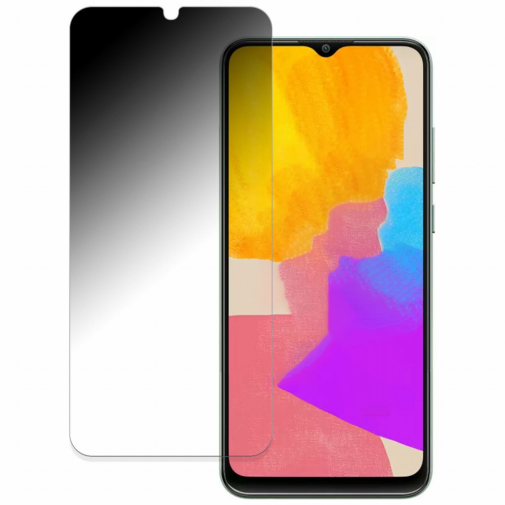 Samsung Galaxy F04 向けの 【180度 曲面対応】 覗き見防止 フィルム ブルーライトカット アンチグレア 日本製