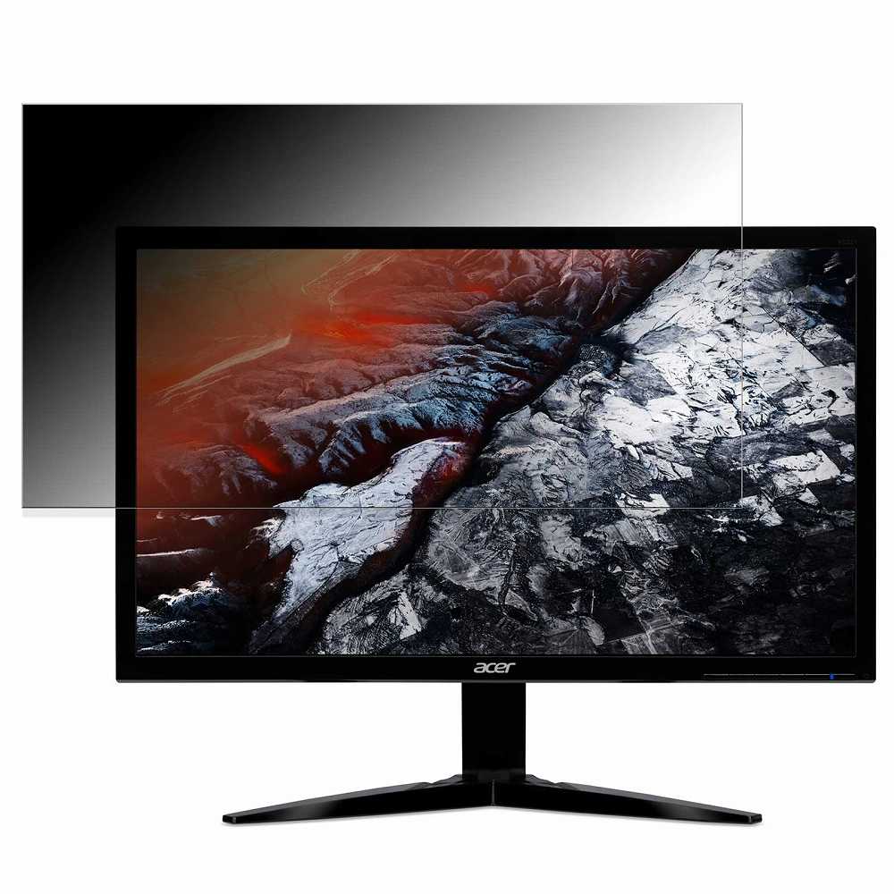 Acer KG221Qbmix (KG1) 向けの 21.5インチ 16:9 覗き見防止 プライバシーフィルター ブルーライトカット 保護フィルム 反射防止 タブ・粘着シール式