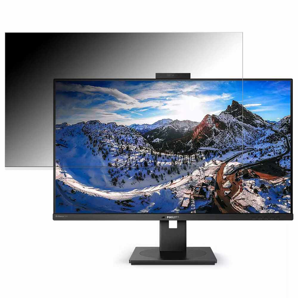 PHILIPS 329P1H/11 向けの 31.5インチ 16:9 覗き見防止 プライバシーフィルター ブルーライトカット 保護フィルム 反射防止 タブ・粘着シール式