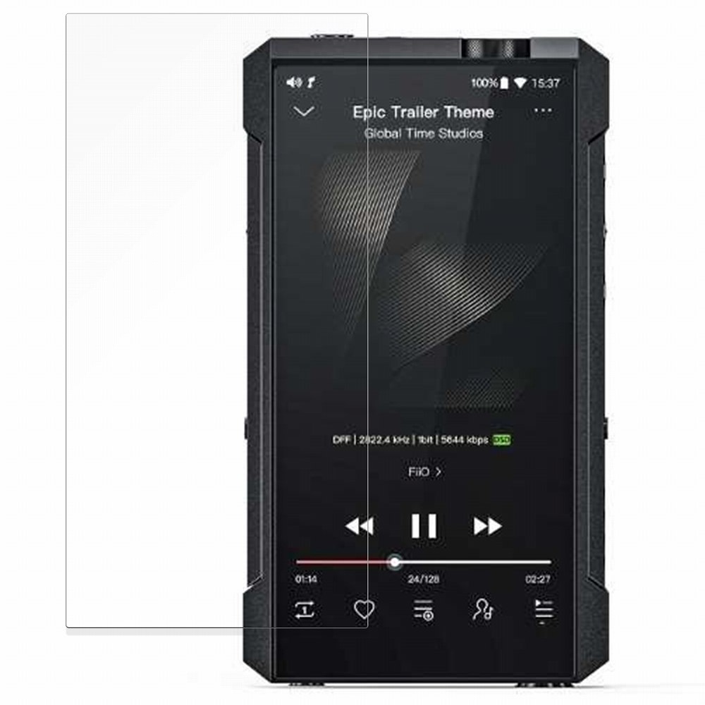 FiiO M17 FIO-M17-B 向けの 保護フィルム 【9H高硬度 反射低減】 ブルーライトカット フィルム 強化ガラスと同等の高硬度 日本製