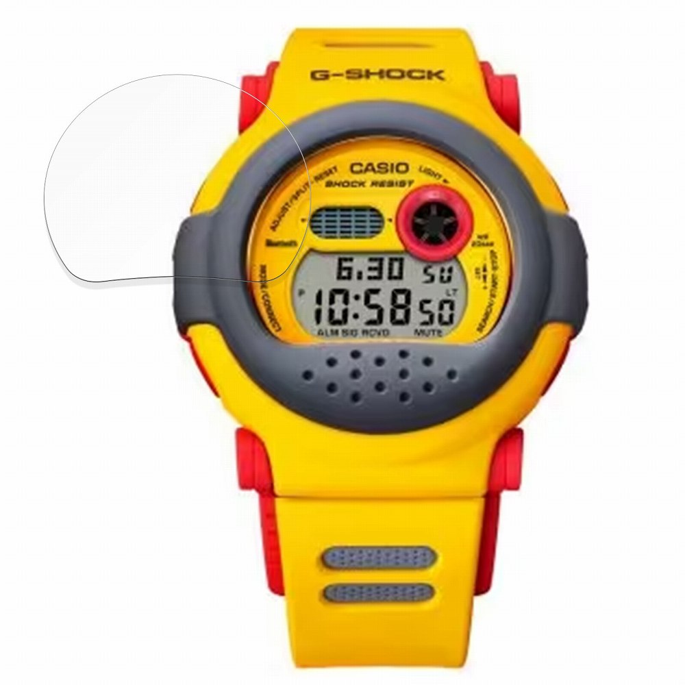 保護フィルム CASIO G-SHOCK G-B001シリーズ 向けの ブルーライトカット フィルム 曲面対応 【光沢仕様】 日本製