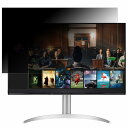 《ポイント2倍》 LG LG 31.5インチ 4K SMART Monitor 32SQ730S-W / 32SQ780S-W 向けの 31.5インチ 16:9 覗き見防止 プライバシーフィルター ブルーライトカット 保護フィルム 反射防止 タブ・粘着シール式|詳細画像