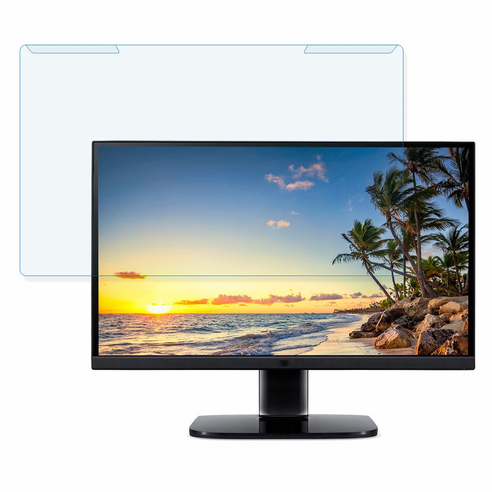 【取り外し簡単】 acer KA220QHbmix 21.5インチ 16:9 向けの ブルーライトカット フィルター 【反射低減】 液晶保護 プロテクター