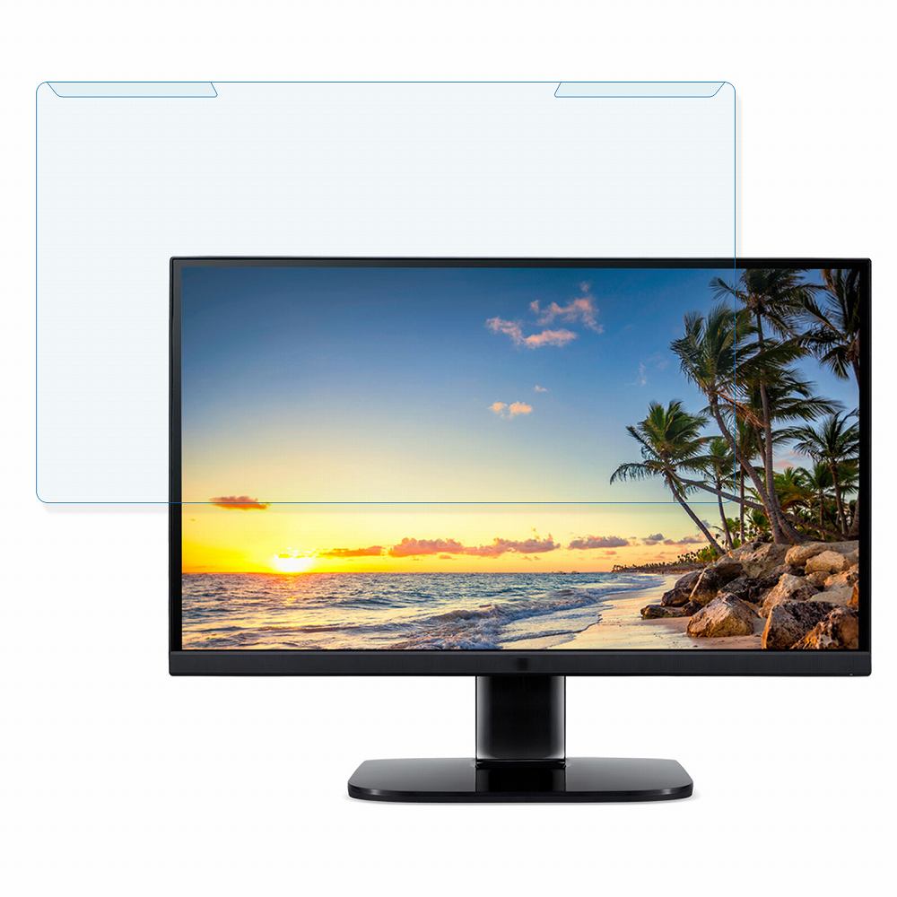 【取り外し簡単】 acer KA240YHbmix 23.8インチ 16:9 向けの ブルーライトカット フィルター 【光沢仕様】 液晶保護 プロテクター