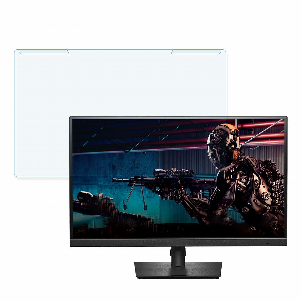 【取り外し簡単】 IODATA GigaCrysta LCD-GD271UAX 27インチ 16:9 向けの ブルーライトカット フィルター 【反射低減】 液晶保護 プロテクター
