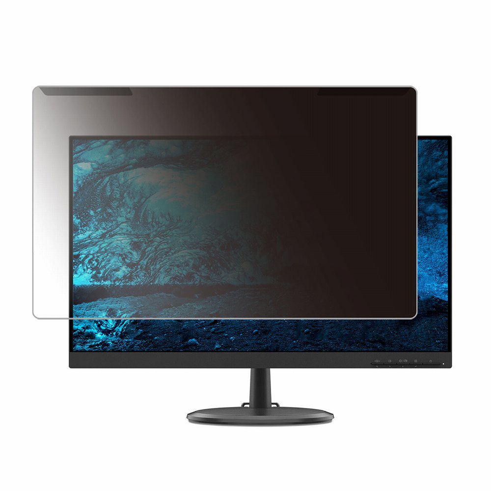 取り外し簡単 Lenovo Lenovo C24-40 23.8インチ 16:9 向けの 覗き見防止 プライバシー フィルター 光沢仕様 液晶保護 プロテクター