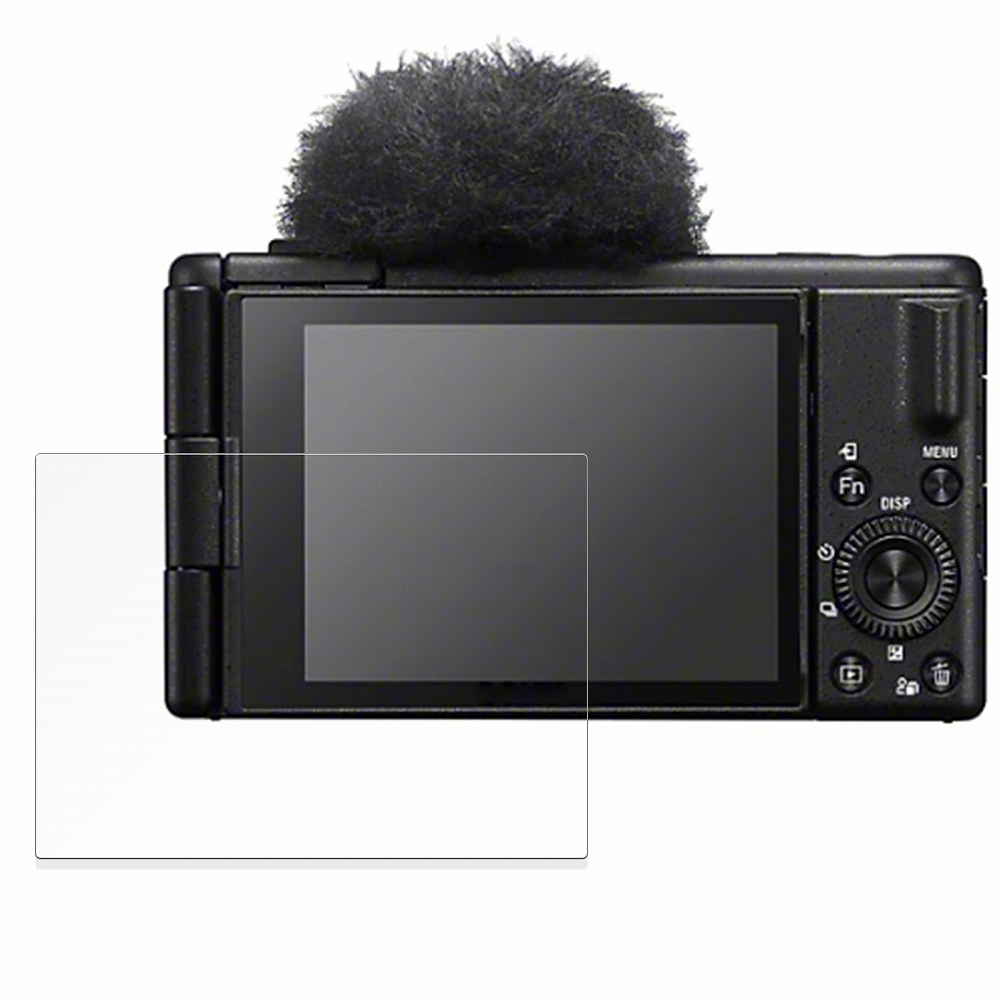 保護フィルム SONY VLOGCAM ZV-1 II 向けの フィルム 強化ガラスと同等の高硬度【9H高硬度 光沢仕様】　日本製