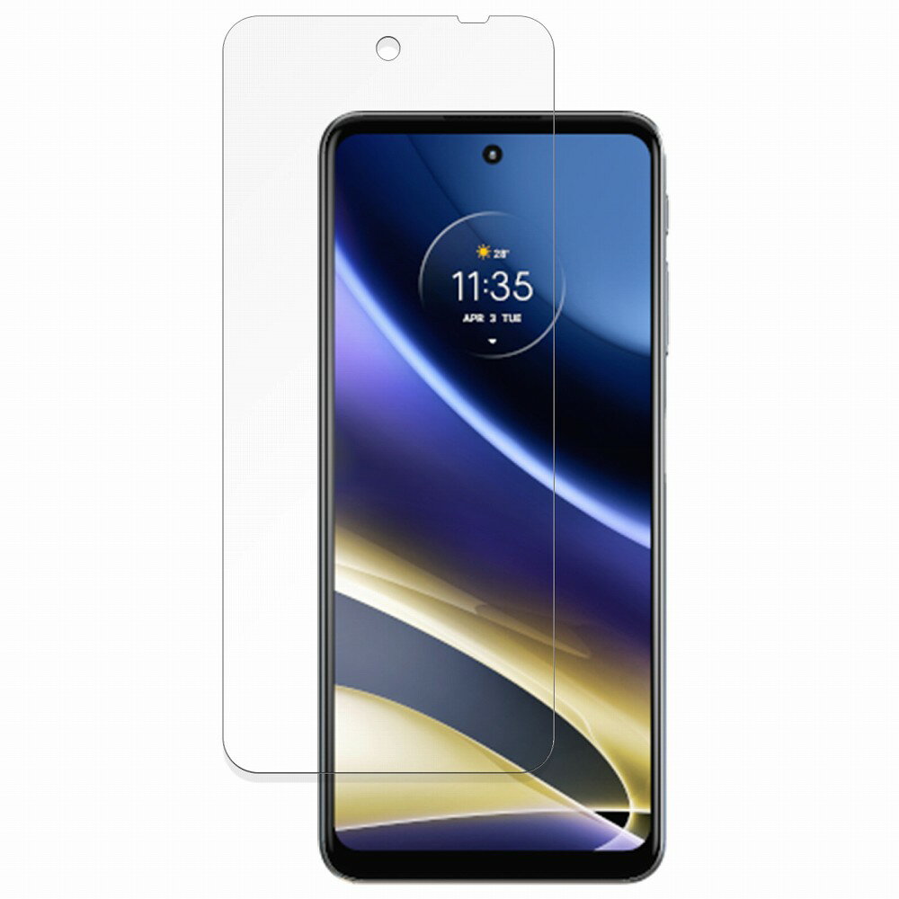 Motorola moto g52j 5G II 向けの 保護フィルム 【曲面対応 光沢仕様】 ブルーライトカットフィルム キズ修復 日本製