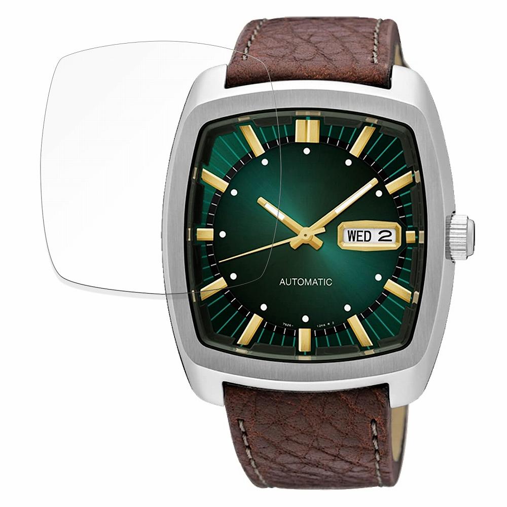 保護フィルム SEIKO RECRAFT SNKP27 向けの ブルーライトカット フィルム 強化ガラスと同等の高硬度 【9H高硬度 反射低減】 日本製