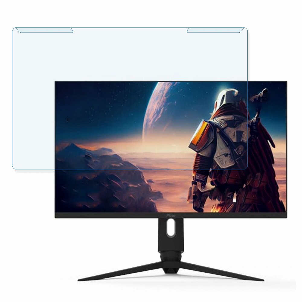 取り外し簡単 Pixio PX277PRO-PW 27インチ 16:9 向けの ブルーライトカット フィルター アンチグレア 液晶保護 プロテクター