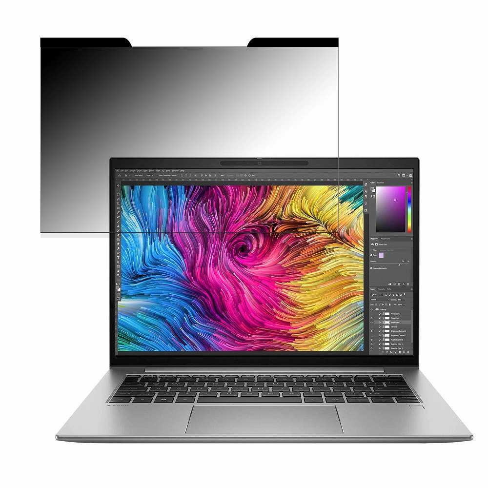 【ポイント2倍】 HP ZBook Firefly 14inch G10 / G10 A Mobile Workstation 14インチ 16:10 向けの 覗き見防止 プライバシーフィルター 【マグネット式】 ブルーライトカット 保護フィルム