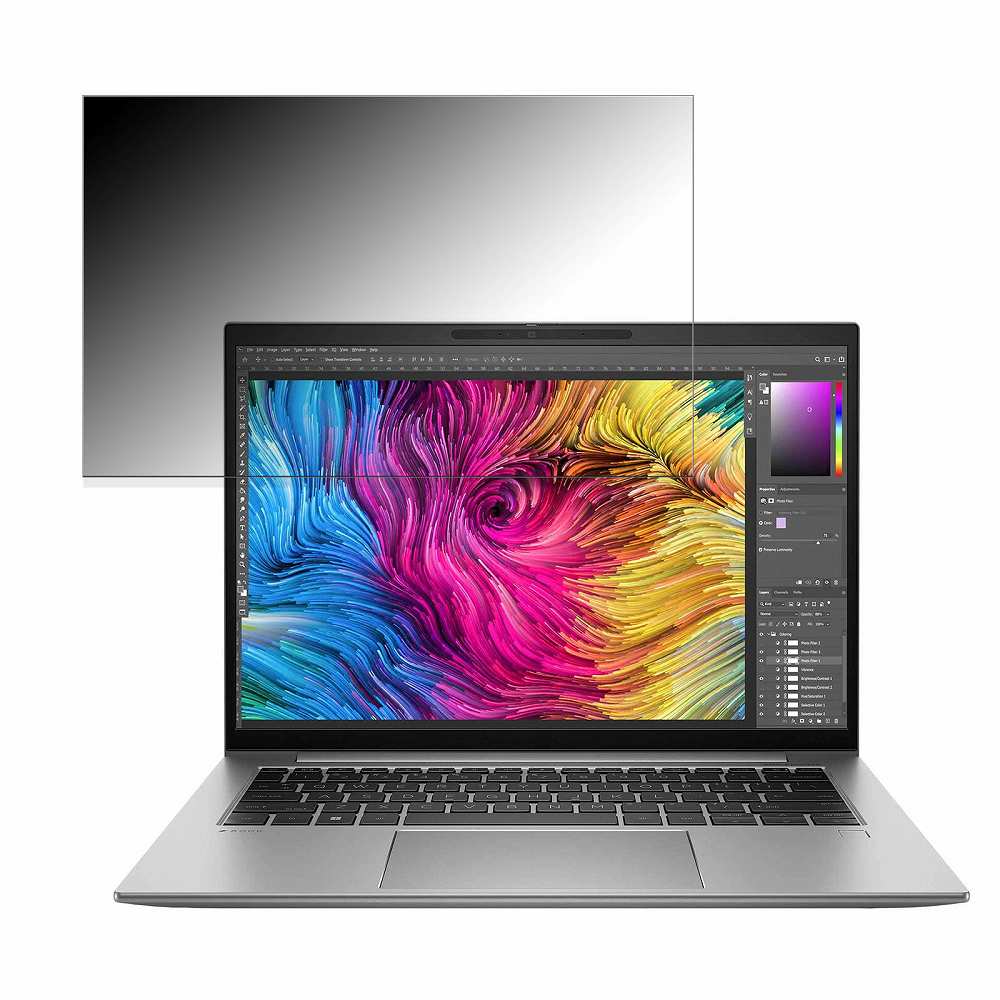 【ポイント2倍】 HP ZBook Firefly 14inch G10 / G10 A Mobile Workstation 14インチ 16:10 向けの 覗き見防止 プライバシーフィルター 【タブ・粘着シール式】 ブルーライトカット 保護フィルム 反射防止