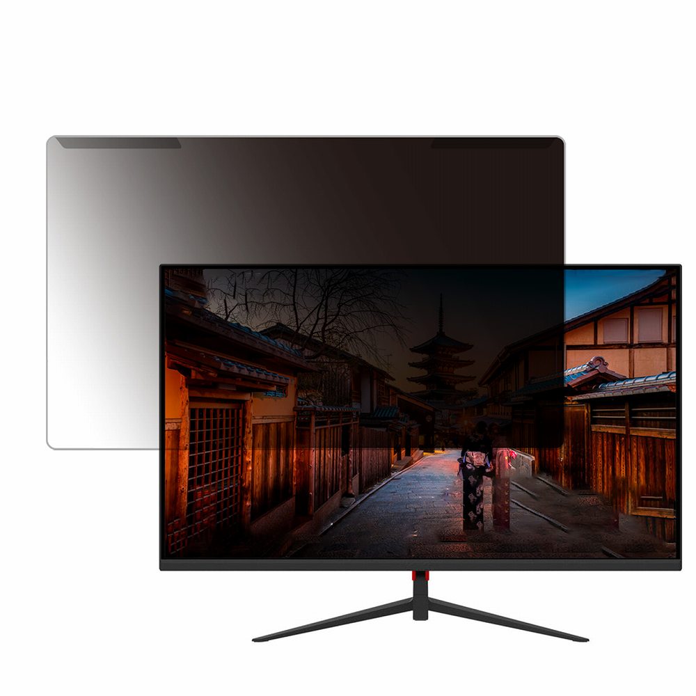 取り外し簡単 JAPANNEXT JN-V27FLFHD-C 27インチ 16:9 向けの 覗き見防止 プライバシー フィルター 光沢仕様 液晶保護 プロテクター