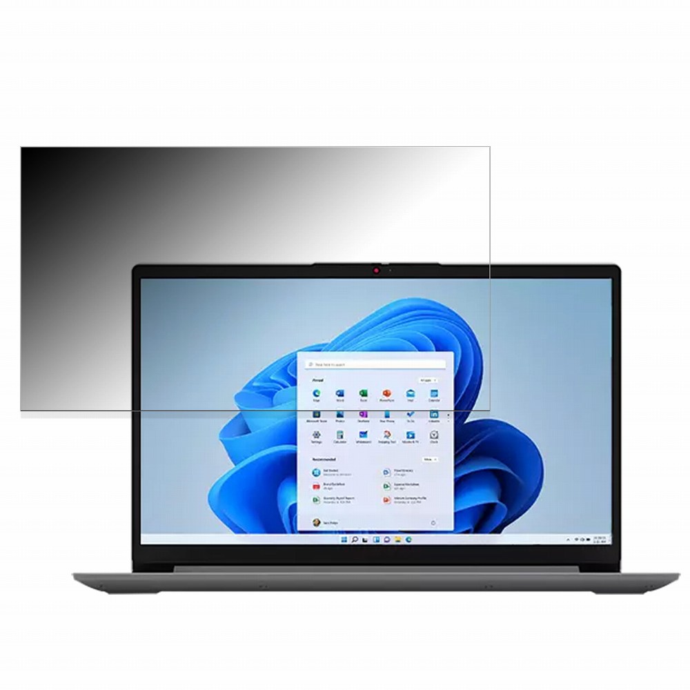 【ポイント2倍】 Lenovo IdeaPad Slim 170i 15.6インチ 16:9 向けの 覗き見防止 プライバシーフィルター 【タブ・粘着シール式】 ブルーライトカット 保護フィルム 反射防止