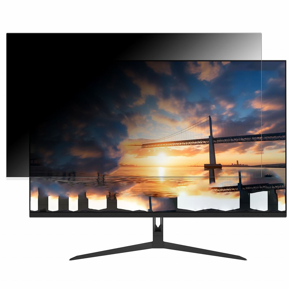 JAPANNEXT JN-V3150UHDR 向けの 31.5インチ 16:9 覗き見防止 プライバシーフィルター ブルーライトカット 保護フィルム アンチグレア タブ・粘着シール式