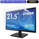 iiyama ProLite X2283HS-5 21.5インチ 対応 ブルーライトカット フィルム 液晶保護フィルム 反射防止 アンチグレア