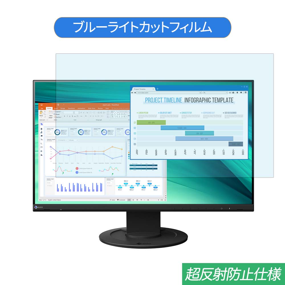 EIZO FlexScan EV2460-BK 23.8 б ֥롼饤ȥå ե վݸե ȿɻ 쥢