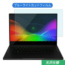 Razer Blade Stealth RZ09-02393E31-R3U1 13.3インチ 16:9 対応 ブルーライトカット フィルム 液晶保護フィルム 光沢仕様