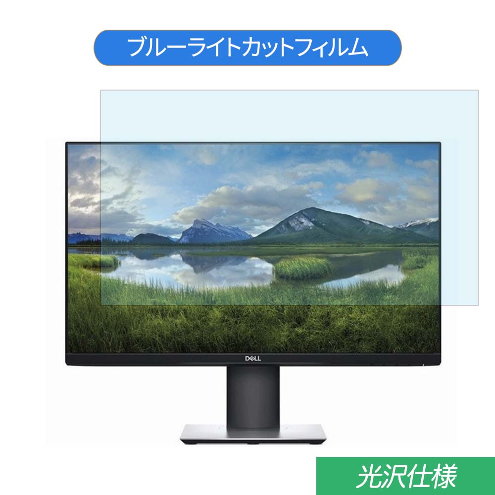 Dell P2419HC 23.8インチ 対応 ブルーライトカット フィルム 液晶保護フィルム 光沢仕様