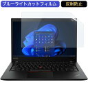 Lenovo ThinkPad T14s Gen 1 14インチ 16:9 対応 ブルーライトカット フィルム 液晶保護フィルム 反射防止 アンチグレア