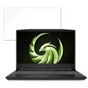 msi Alpha 15, AMD Advantage Edition 15.6インチ 16:9 対応 ブルーライトカット フィルム 液晶保護フィルム 【光沢仕様】(2)