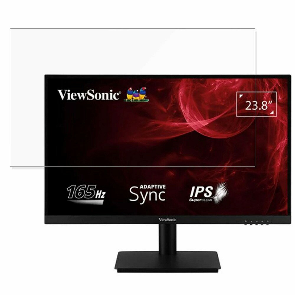 ViewSonic VX2407-7 / XG2407-7 23.8インチ 16:9 対応 ブルーライトカット フィルム 液晶保護フィルム 【光沢仕様】