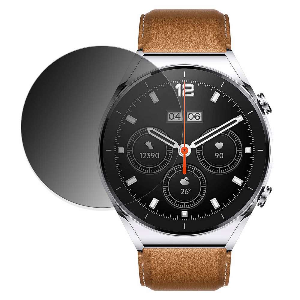 360度 覗き見防止フィルムXiaomi Watch S1 向けの ブルーライトカット フィルム 日本製