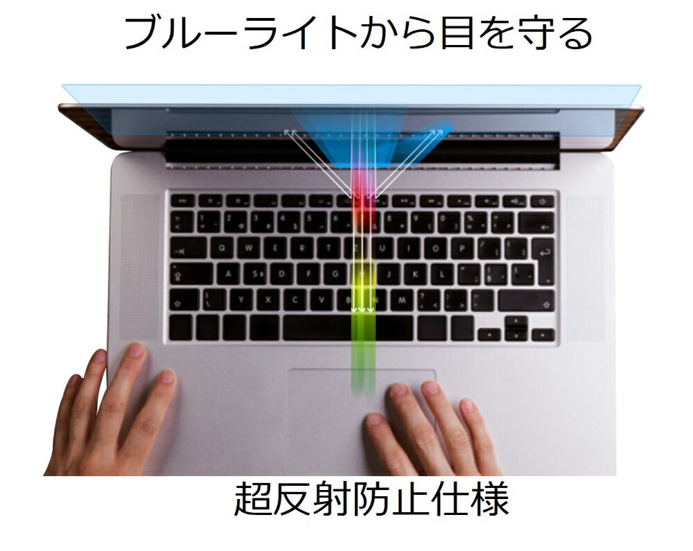 Let's note RZ 10.1 インチ 16:9 液晶保護フィルム ブルーライトカットフィルム 超反射防止 アンチグレア 映り込み防止 指紋防止 気泡レス 抗菌