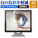 19インチ 5:4 ブルーライトカット フィルム 液晶保護フィルム デスクトップ パソコン モニター PC 用 反射防止 パネル 画面保護フィルム ディスプレイ保護 (376.8mm x 301.4mm) 透明