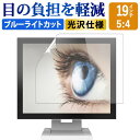 19インチ 5:4 ブルーライトカット フィルム 液晶保護フィルム デスクトップ パソコン モニター PC 用 光沢仕様 画面保護フィルム ディスプレイ保護 透明 (376.8mm x 301.4mm)