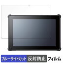 HAGIWARA Solutions ZEROSHOCK TABLET BIZ LZ-WD10C/W2 向けの 保護フィルム ブルーライトカット フィルム 【反射低減】 日本製(2)