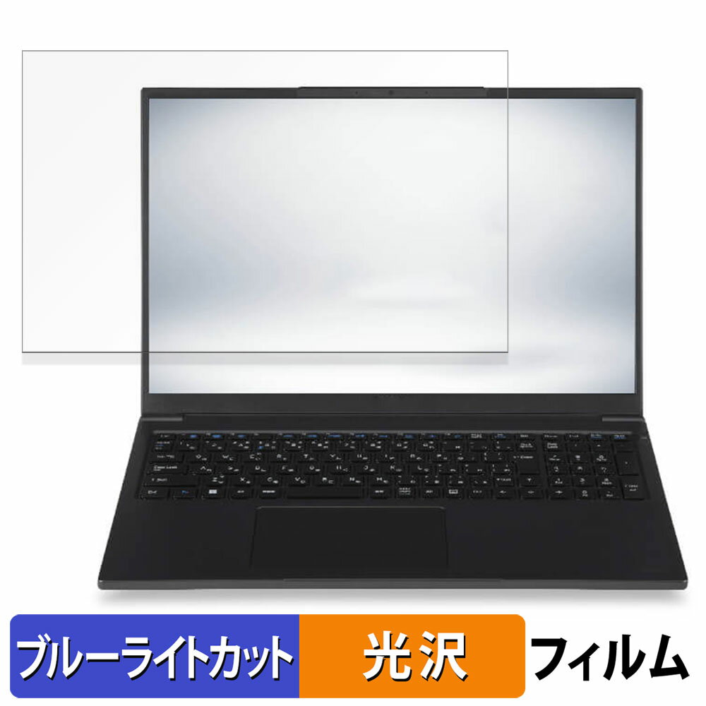 iiyama SENSE-16FH129-U7-UH2X 16インチ 16:10 向けの 保護フィルム 【光沢仕様】 ブルーライトカット フィルム