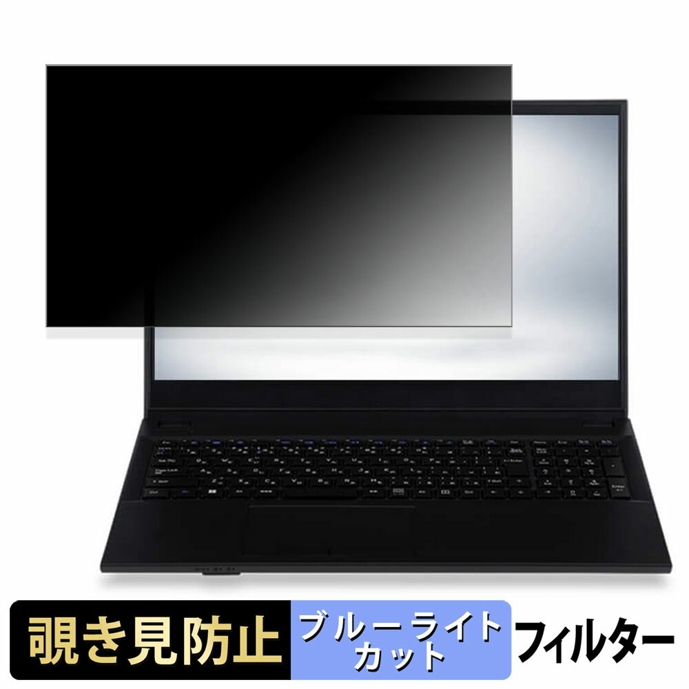 楽天ライフイノテック　楽天市場店iiyama STYLE INFINITY 15.6型 （ 15FH ） シリーズ 覗き見防止 プライバシーフィルター 【 タブ・粘着シール式 】 ブルーライトカット 保護フィルム 反射防止