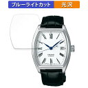 保護フィルム SEIKO PRESAGE SARX051 向けの ブルーライトカット フィルム 曲面対応 【光沢仕様】 日本製(2)
