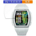 テクタイト Shot Navi Crest 2 用 保護フィルム ブルーライトカット フィルム 【 曲面対応 光沢仕様 】 キズ修復 日本製(2)