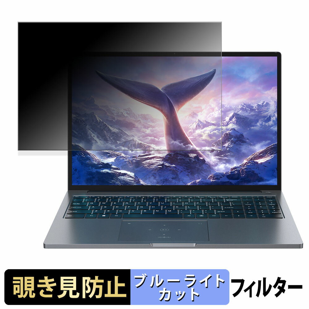 【ポイント2倍】 Blackview GamiBook 8 覗き見防止 プライバシーフィルター 【 タブ・粘着シール式 】 ..