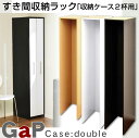 【送料無料】すき間収納ラック【GaP】専用枠 収納ケース2杯用