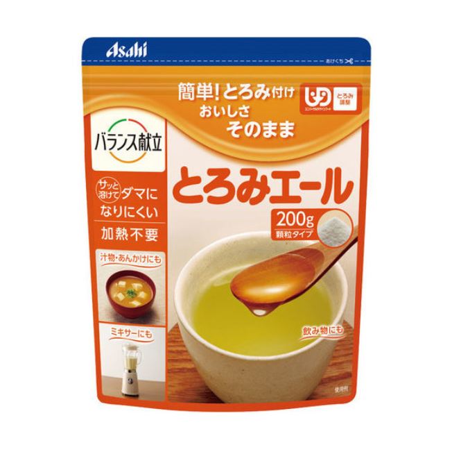 とろみエール 200g バランス献立 とろみ調整食品 アサヒグループ食品 とろみ剤 介護食 介護用品 UDF