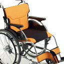 MIKI アールエックスシリーズ RX-1 自走型 車椅子 介助用ブレーキ 背折れジョイント 折りたたみ 個性的 車いす