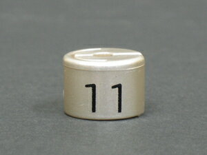 サイズチップ　シルバー11号　10個組