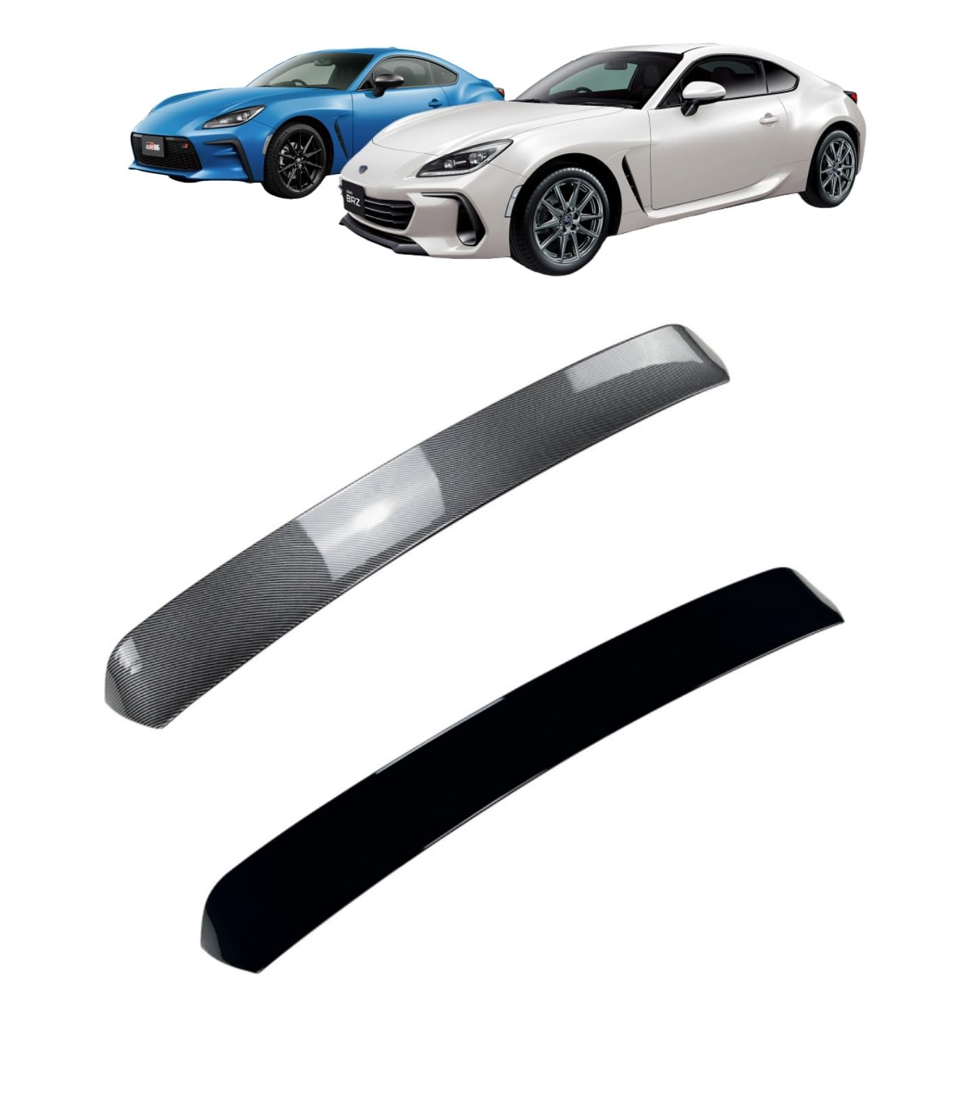 FOR BRZ ZD8系 GR86 ZN8系専用設計 2021年~ 外装 カスタムパーツ リアトランクルーフスポイラー ウイング エアロパーツ スプリッター カスタムアクセサリー 外装 取り付け簡単 -スバル BRZ ZD8系 /GR86 ZN8系 専用設計(ピアノブラック) [並行輸入品]