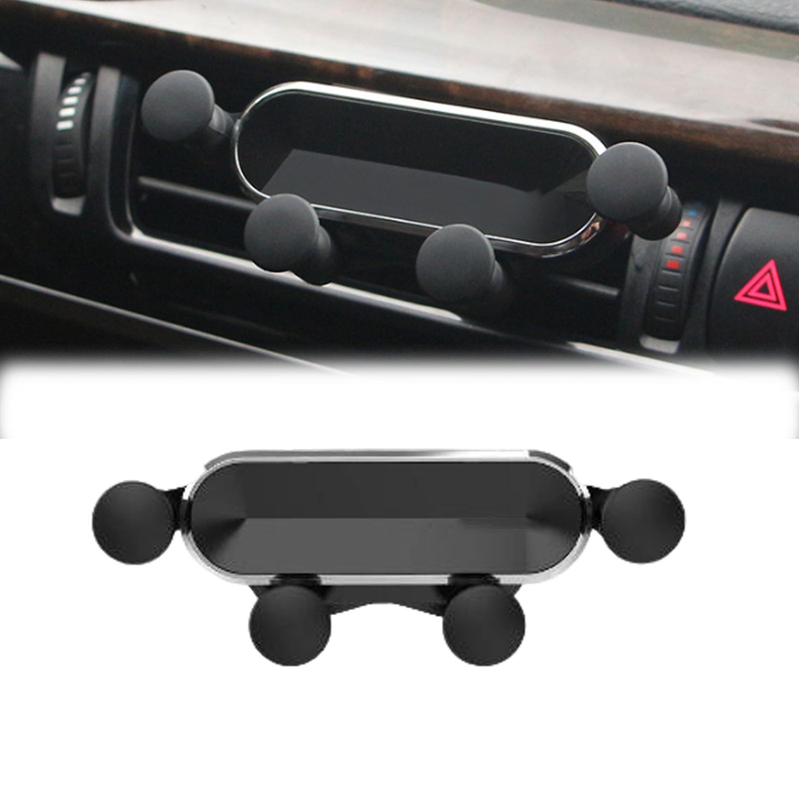 に適用 スバルレガシィB4BN9型セダン平成26年10月24日-令和2年7月 スマホホルダー 車 内装パーツ 安定性 自由調節 360度回転 片手操作 取り外し可能 カー用品 自動開閉 携帯ホルダー カウンタートップ 工アコン吹き出し口 簡単なインストール(銀)