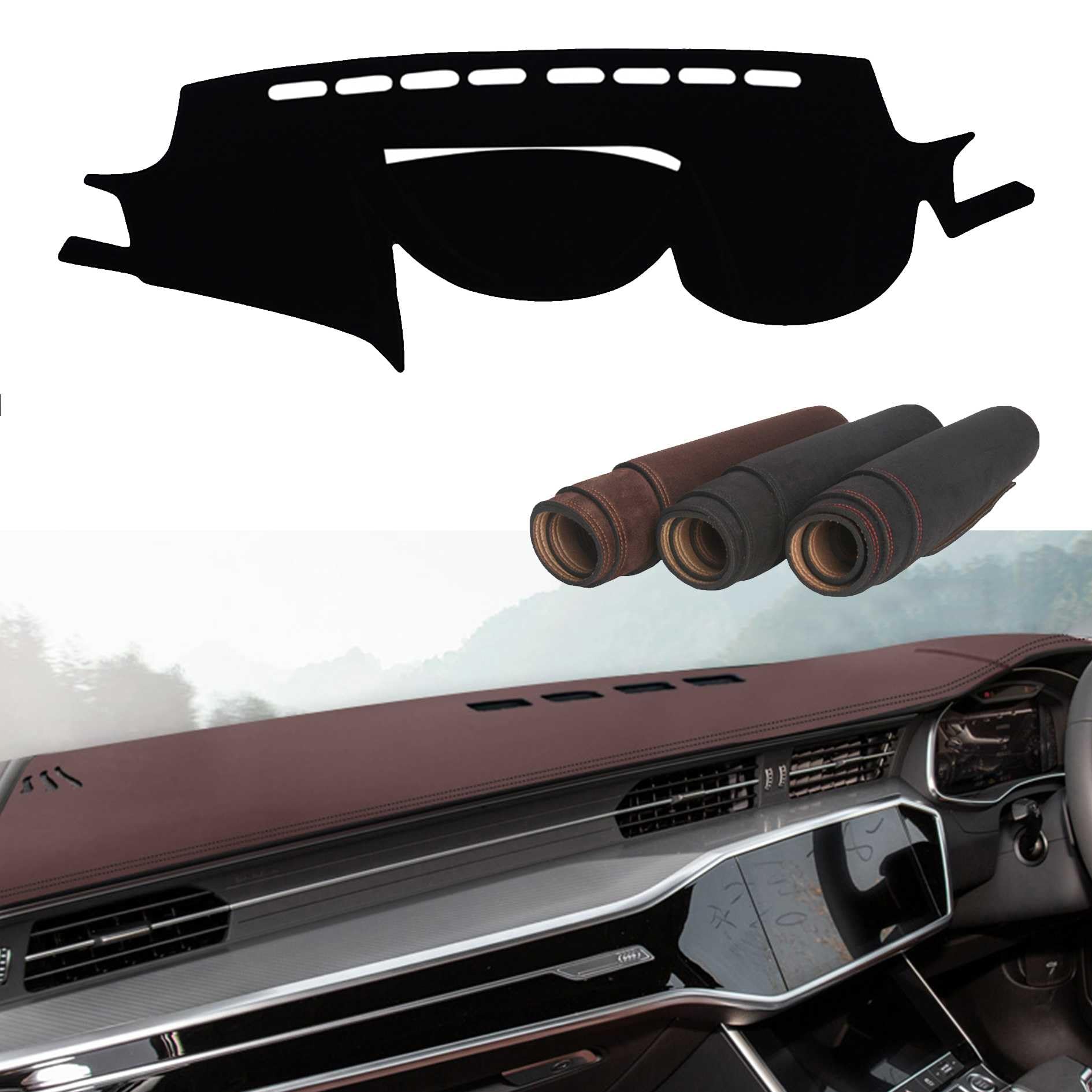 ダッシュボードマット スバル アウトバックBR系/スバル レガシィBM/BR系 専用 ダッシュボードカバー ダッシュボード保護カバー に適用 スバル アウトバックBR系/スバル レガシィBM/BR系 2009年5月 - 2014年 車種専用設計 ダッシュボードマット 日焼け防止 傷防止 滑り止め 内