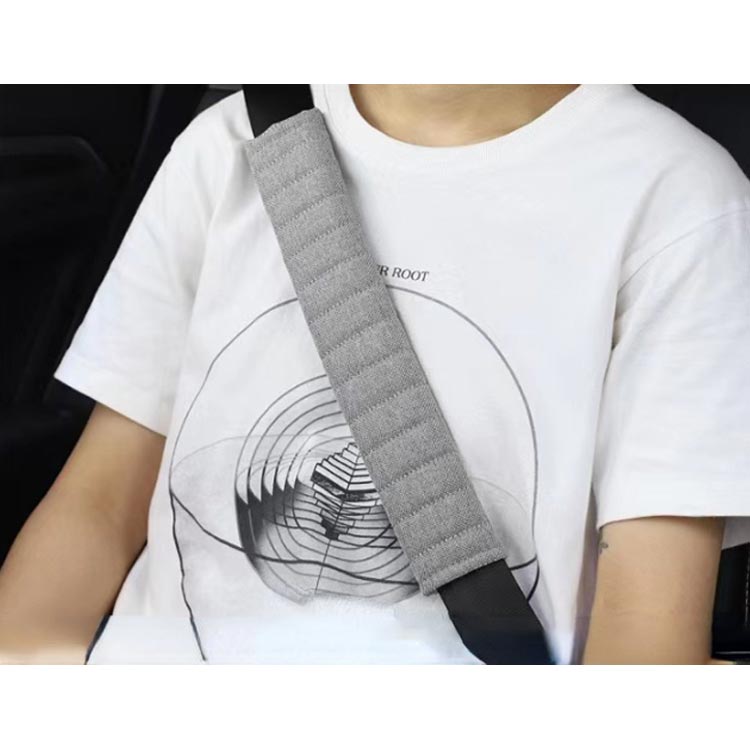 夏用 パッド 車内 【2個セット！】シートベルトカバー カバー シートベルト 50/60cm 夏 綿麻 リネン コットンリネン 通気 シートベルトカバーパッド 多機能車用品 カーアクセサリー 車 車用 シートベルトカバー クッション シートベルトカバーパッド 2