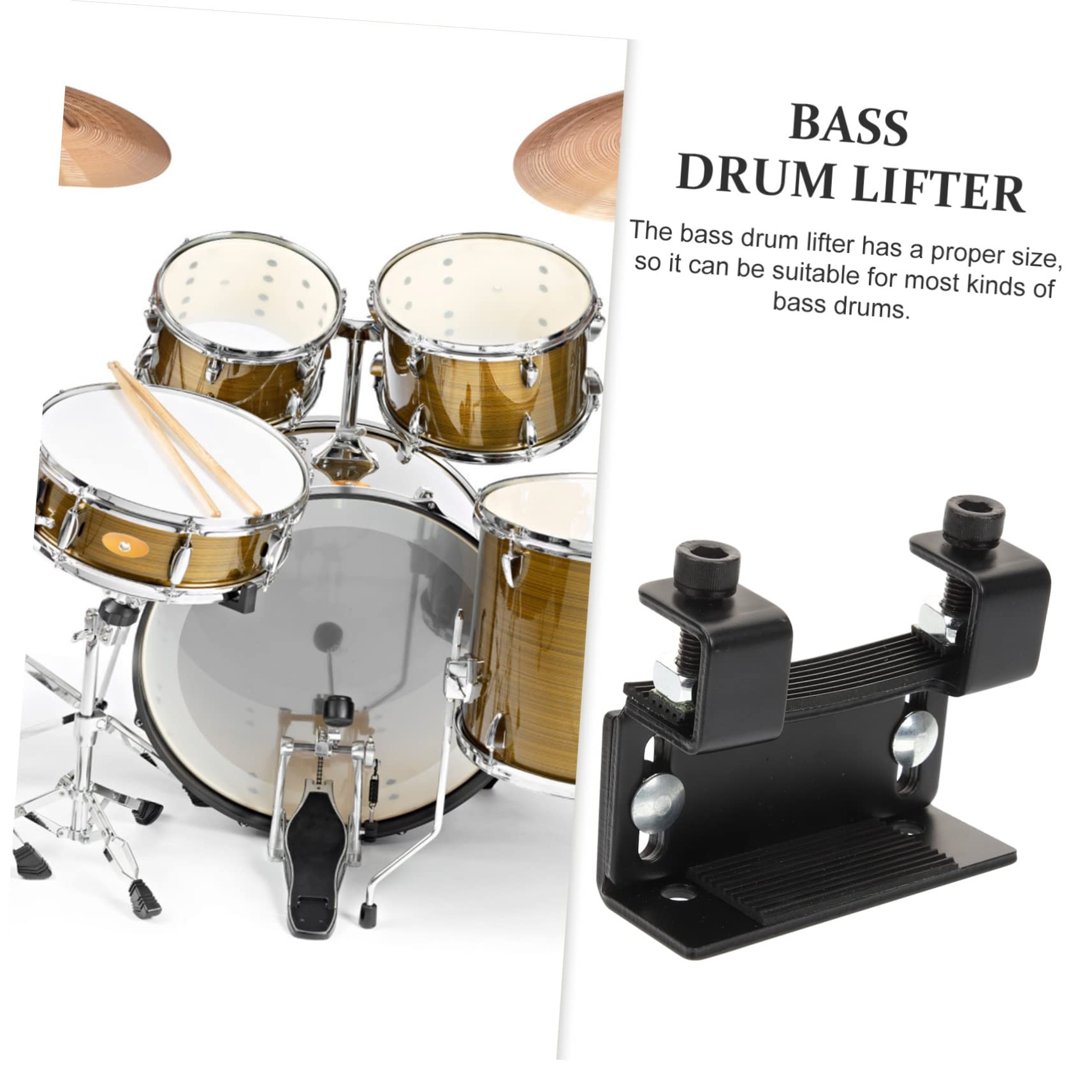 リフト ドラム エレクトリック ライザー リフターベース フィット プラットフォーム 交換用 パーツ リフター メタル 付属品 キット サポート ベース 用 ブラック lifepartner-00-10113527 Life Partner サンプル画像2