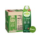 送料無料 伊藤園 とろり緑茶 1000ml 6本入 1ケース パック おいしい お茶 介護 介助 リハビリ 誤嚥防止 高齢者 とろみ カフェイン少なめ 施設 家...