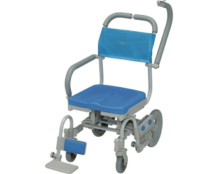 シャワーキャリー 入浴 車椅子 シャワーラクV 穴無しシート SWR141 ウチヱ｜介護用品 高齢者 お年寄り ..