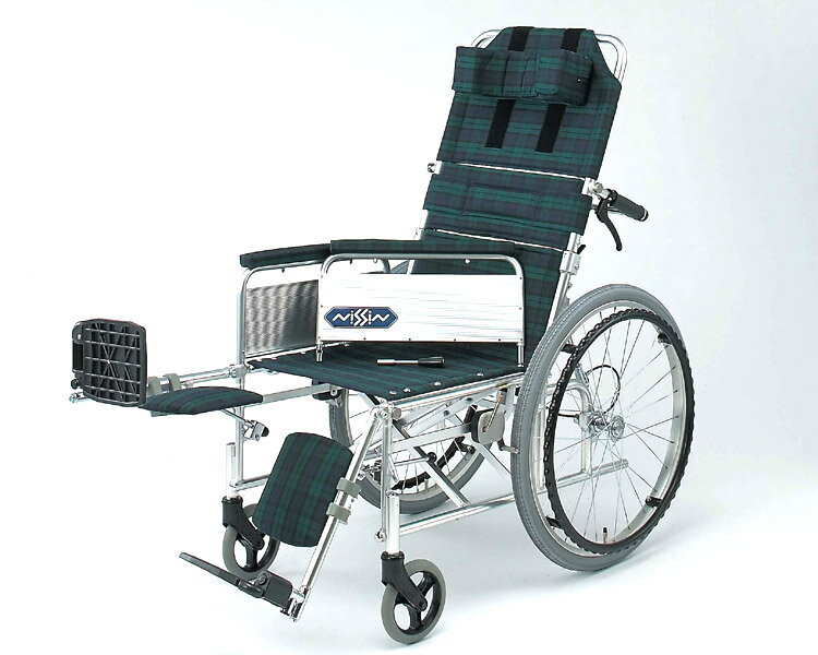 車椅子 軽量 アルミ自走式車椅子 NA-117B 日進医療器（車椅子 車いす 車イス）