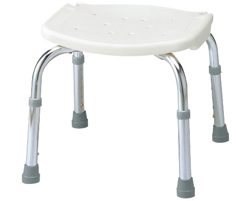 安寿アロン化成 シャワーベンチC(背なしタイプ) 535-420 ホワイト|介護用品 シャワーチェアー シャワーイス 背もたれ無し 風呂椅子 入浴用いす お風呂...